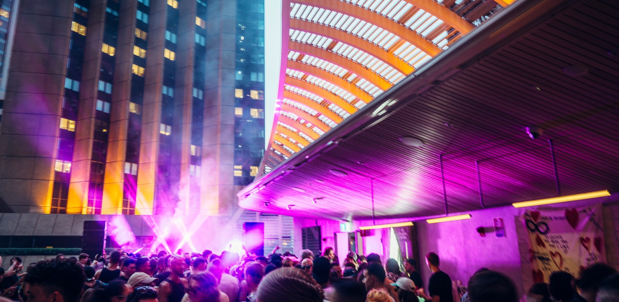 Image of an event at Jacksons on George Rooftop Bar in the Sydney CBD.