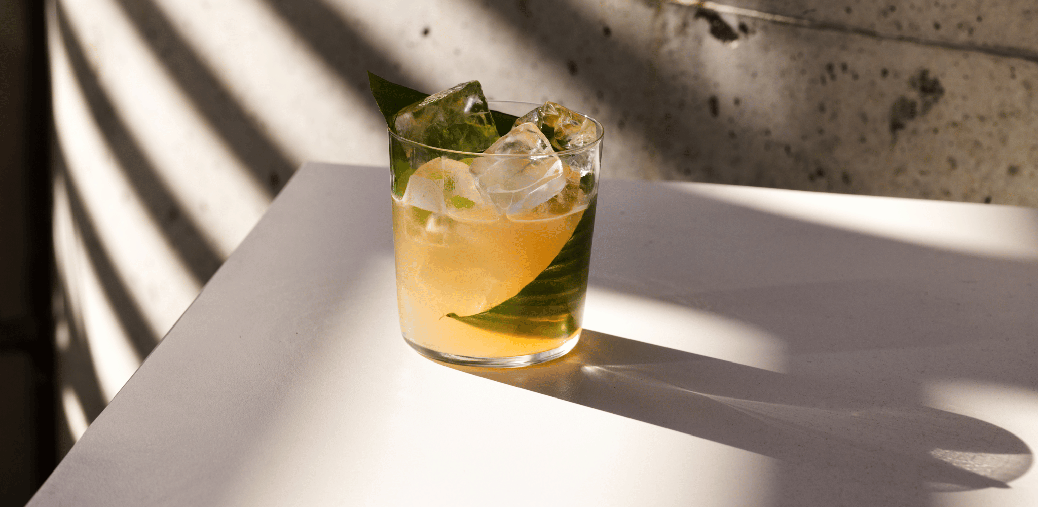 Summer memory cocktail | white rum, macadamia, orange blossom, coconut, lime