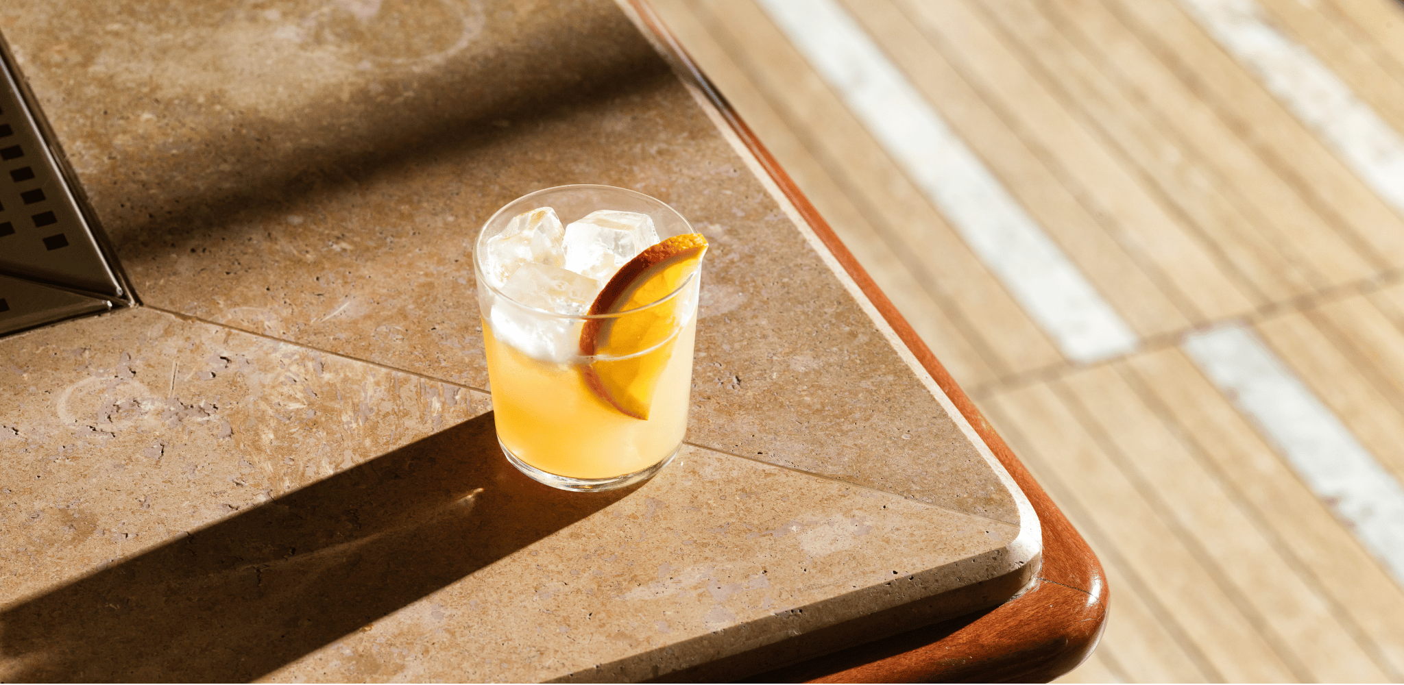 Devils Snare cocktail Glenmorangie, lemon, ginger, orange